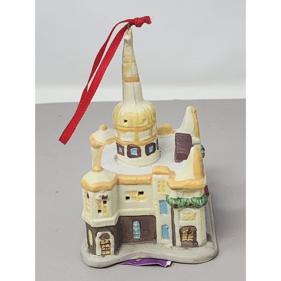 Vintage 1991 Giny Inc. Handcrafted Ceramic Christmas Ornament - Picture 4 of 11